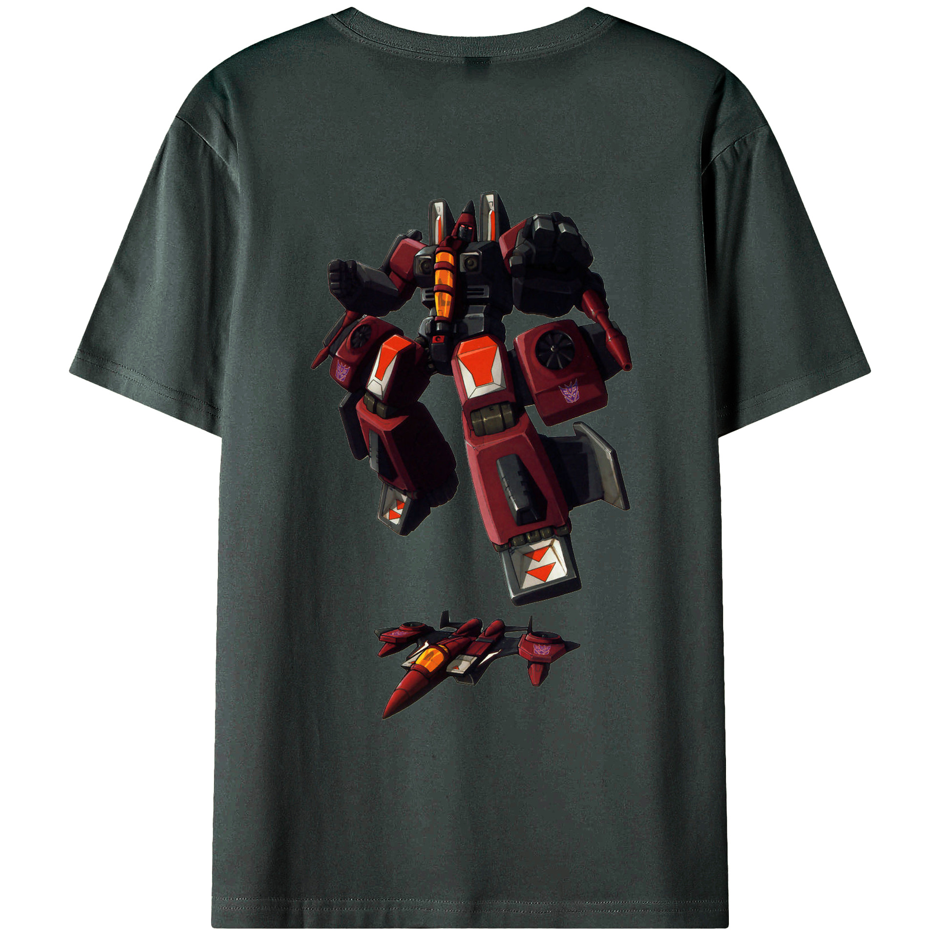 （画像用）  綿100％ メンズ半袖Tシャツ（バックプリント） 通気性
